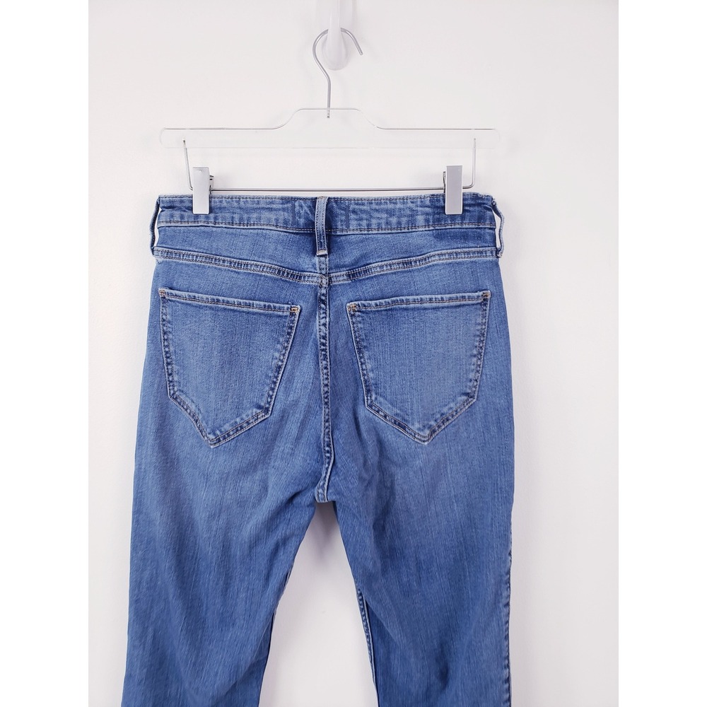 Abercrombie & Fitch The Flare Ultra High Rise Stretch Blue Denim Jeans 29/8R - Picture 4 of 8